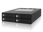 Icy Dock MB994SK-1B Tougharmor Mobile Rack for 4x 2.5 inch SAS/SATA HDD in 5.25" Bay