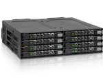 Icy Dock ToughArmor MB998SP-B 8-Bay 2.5" SATA HDD & SSD (7mm) Backplane Cage for 5.25" Bay