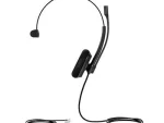 Yealink YHS34 Mono Headset With RJ-9 And Leatherette Ear Cushions