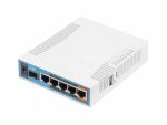 MikroTik hAP AC Desktop Access Point, 5x GB LAN, built-in 2.4GHz 802.11b/g/n three chain wireless with integrated antennas, built-in 5GHz 802.11AC three chain wireless with integrated antenna, SFP cage, USB, desktop case, PSU