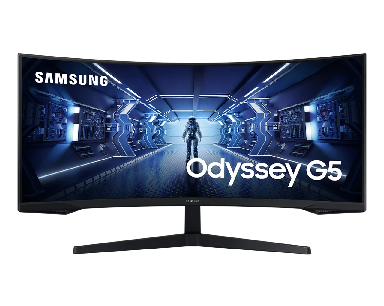 Samsung 34" Odyssey G55T WQHD 165Hz 1ms(MPRT) HDR Curved Gaming Monitor