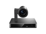 Yealink UVC86 4K Dual-Eye Intelligent Camera (Black), VCR20 Remote, 7M USB2 Cable, 7.5M Cate Cable, Wall Mount Bracket, Power Adapter