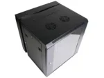 Zone Lite 12U 400mm + 200mm deep Swing Frame Wall Mount Cabinet with Fan