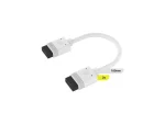Corsair iCUE Link Cable; 2x 100mm with Straight Connectors; White