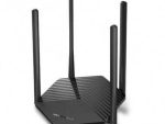 Mercusys AX1500 WiFi 6 Router, 300 Mbps at 2.4 GHz + 1201 Mbps at 5 GHz