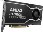 AMD Radeon Pro W7500 - Graphics card - Radeon Pro W7500 - 8 GB GDDR6 - PCIe 4.0 x8 - 4 x DisplayPort 2.1