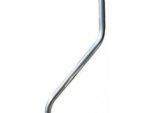 38mm Aluminium Cranked Pole - 3m - 1.22mm Sidewall