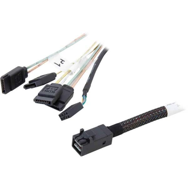 Intel G98768-001 SAS Cable – SFF-8643 To SFF-8643 – 31 Inches – Pulled From Working Servers