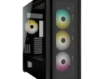 Corsair iCUE 7000X RGB Tempered Glass Full Tower Smart Case; Black - Includes Fan and RGB Controller Commander Core XT