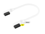 Corsair iCUE Link Cable; 2x 135mm with Slim 90 Connectors; White