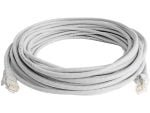 Acconet CAT5e UTP Flylead, 10 Meter, Straight (T568B) Stranded Cable, Moulded Boots and Plugs, Grey