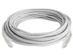 Acconet CAT6 UTP Flylead, 10 Meter, Straight, Stranded Cable, Moulded Boots and Plugs, Grey