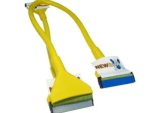 Vantec 90cm (36") Rounded ata133 ide Cable with Pull Tab - Yellow