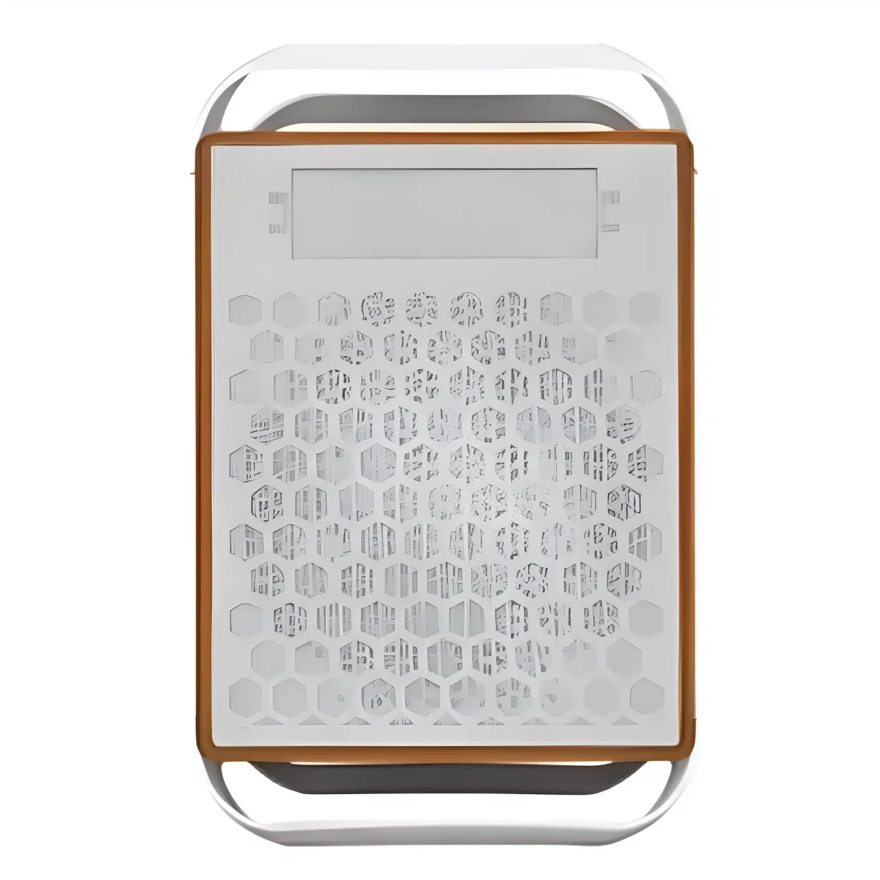 BitFenix Prodigy Acc. Front Bezel - White+Orange Highlight - Meshed