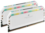 Corsair Dominator Platinum RGB 32GB (2x16GB) DDR5 DRAM 5600MT/s CL36 Memory Kit — White