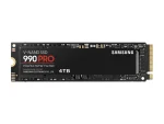 Samsung MZ-V9P4T0BW 990 PRO 4 TB NVMe SSD - Read Speed up to 7450 MB/s; Write Speed to up 6900 MB/s; Random Read up to 1400000 I