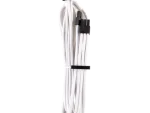 Corsair - Premium Individually Sleeved PCIe Cables (Single Connector) Type 4 Gen 4 - White