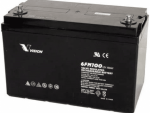 Vision 6FM100Z-X Deep Cycle 100Ah 12V AGM Technology Fully Sealed Battery