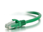 Acconet CAT6 UTP Flylead, 0.5 Meter, Straight, Stranded Cable, Moulded Boots and Plugs, Green