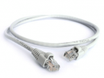 Acconet CAT5e UV Shielded UTP Flylead, 2 Meter, Straight Solid Cable, Moulded Boots and Plugs