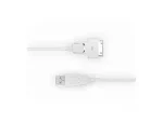 Cooler Master Universal Sync Charge Cable - White (with micro usb & apple 2in1 connector - 30cm)