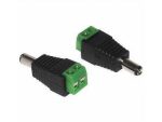 Acconet DC Power Plug with Screw Terminals. 5.5mm Jack - Male type