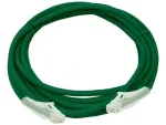 Acconet CAT6 UTP Flylead, 3 Meter, Straight, Stranded Cable, Moulded Boots and Plugs, Green
