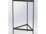 Lattice Mast Casting Cage. Only connects to Y-Base Assembly