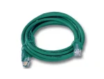 Acconet CAT6 UTP Flylead, 2 Meter, Straight, Stranded Cable, Moulded Boots and Plugs, Green