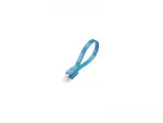 PQI i-Cable Flat 20cm Apple MFi-Certified Sync and Charge Cable - Plastic - Blue