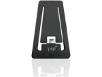 PQi U-Cable 30 Flat microUSB Cable with Stand 300mm - Black