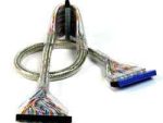 Vantec IDE 36" Clear Copper Rounded Cable
