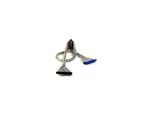 Vantec 45cm (18") Rounded ata133 Ide Cable with Pull Tab