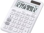 Casio MS-20UC - Desktop calculator 12 Digit - White
