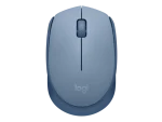 Logitech M171 Wireless Ambidextrous Optical Mouse - Blue Grey
