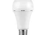 Switched 9W A60 Rechargeable E27  Bulb Cool White