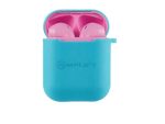 Amplify Buds Series True Wireless Earphones with Silicone Accessories - Pink/Blue