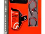 Amplify BU3-003 Pro 2-IN-1 Bundle Jogger Series Earphones with Pouch - Black/ Red