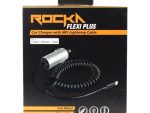 Rocka Flexi Plus series MFI Lightning Cable with Car Charger Black/Silver