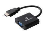 Volkano Annex series HDMI Male to VGA female converter 10cm cable with Sound