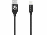 Volkano Weave Series Fabric Braided MFI Lightning Cable 1.2m - Black