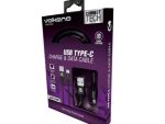 Volkano Weave Series Fabric Braided Type-C Cable 3m - Black