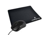 Volkano Slick series wired USB mouse with mousepad combo