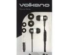 Volkano Stannic Series Earphones with Microphone - Black