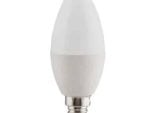 Switched 5W C37 Candle Bulb E14 - Warm White