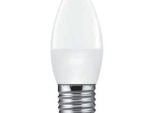 Switched 5W C37 Candle Bulb E27 - Cool White