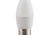 Switched 5W C37 Candle Bulb E27 - Warm White
