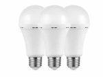 Switched 5W A60 Rechargeable E27  Bulb Warm White - 3 Pack