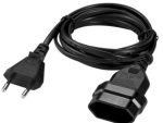 Switched Easy Cable Extender 2Pin Euro to 2Pin Euro Socket 2M