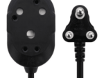 Switched 5m BTB Extension Cable/Cord/Lead Multiplug | Heavy Duty | Black